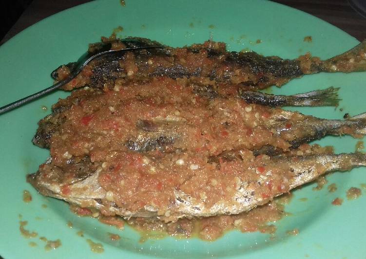 resep lengkap untuk Balado kembung endess