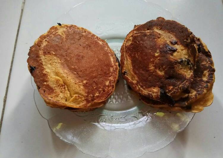 resep Pancake pisang oat