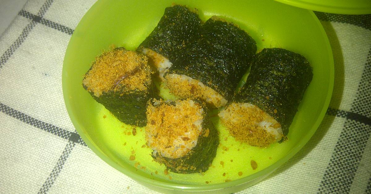  Resep  Sushi abon bekal  anak  sekolah  oleh Mamah Afghan 