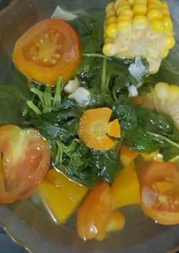 Sayur bening wortel labu