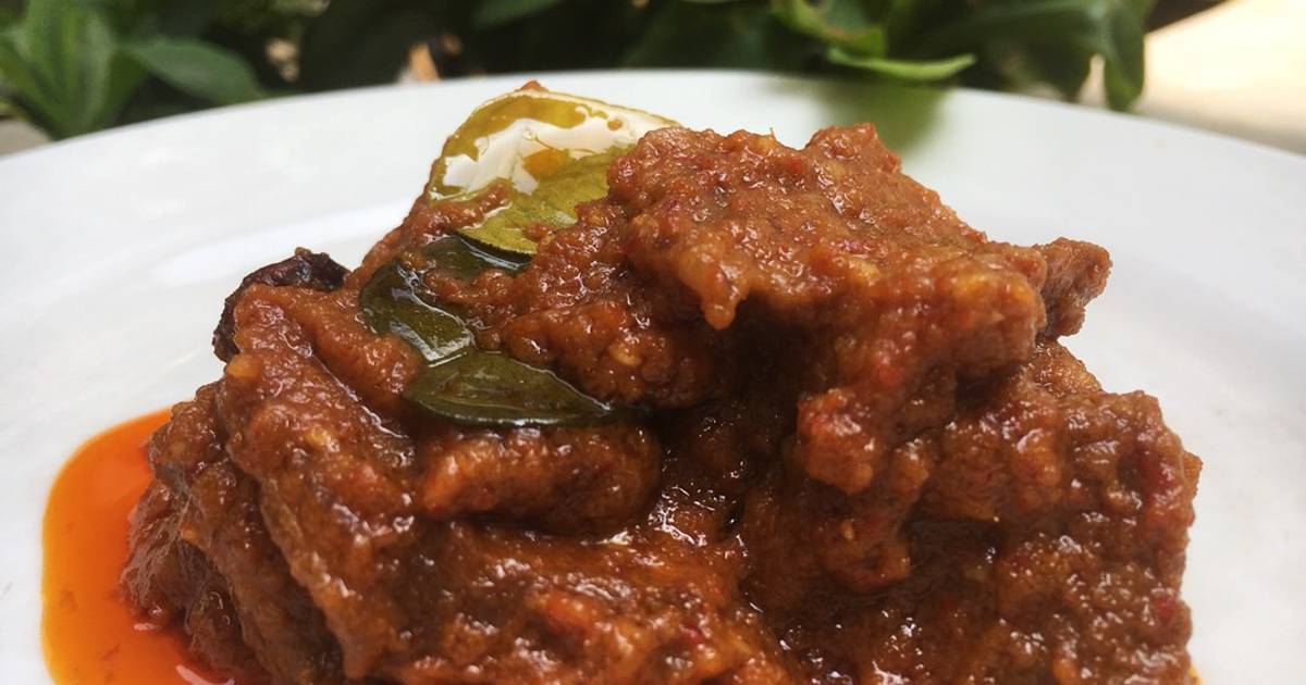  Resep  Rendang Daging Tanpa  Santan  oleh Alifa Maulidina 