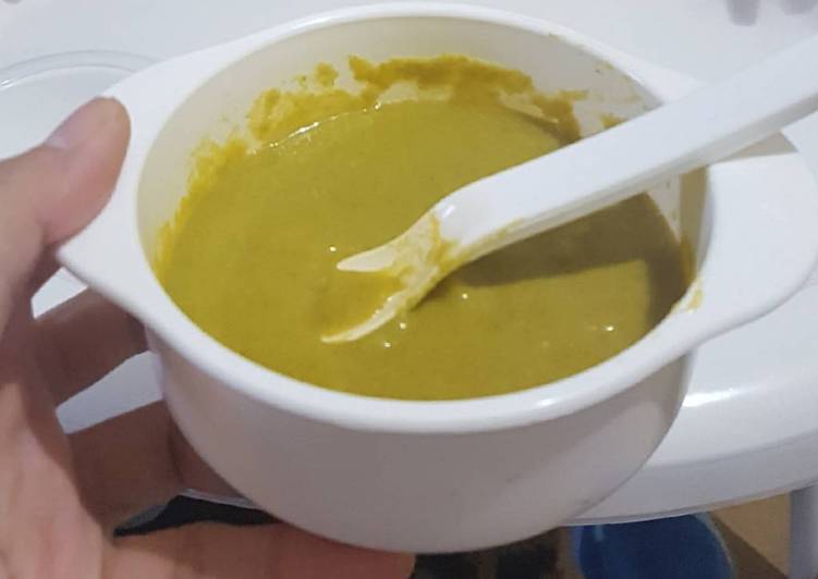 Resep MPASI Oatmeal Daging Sayur Oleh Mama Zhaf