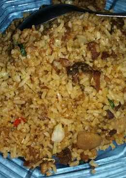 Nasi goreng semur daging# kita berbagi