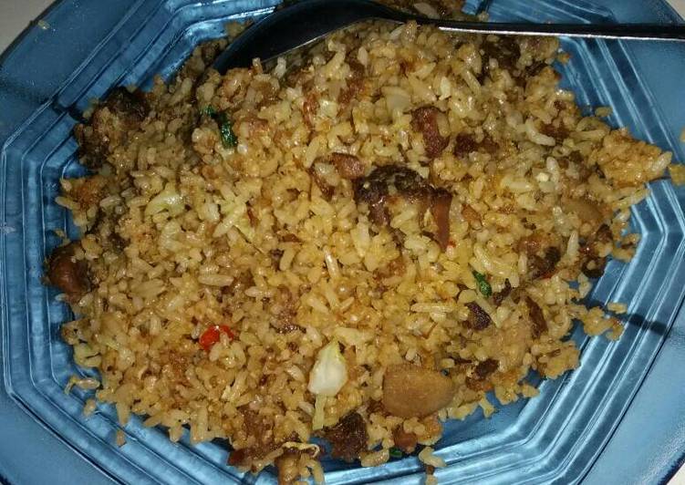 resep makanan Nasi goreng semur daging# kita berbagi