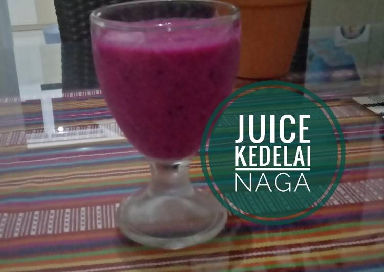 resep makanan Juice Kedelai Naga