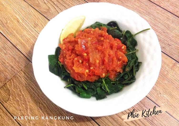 resep makanan Plecing kangkung