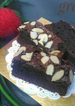 Brownies kopi toraja shine and crust