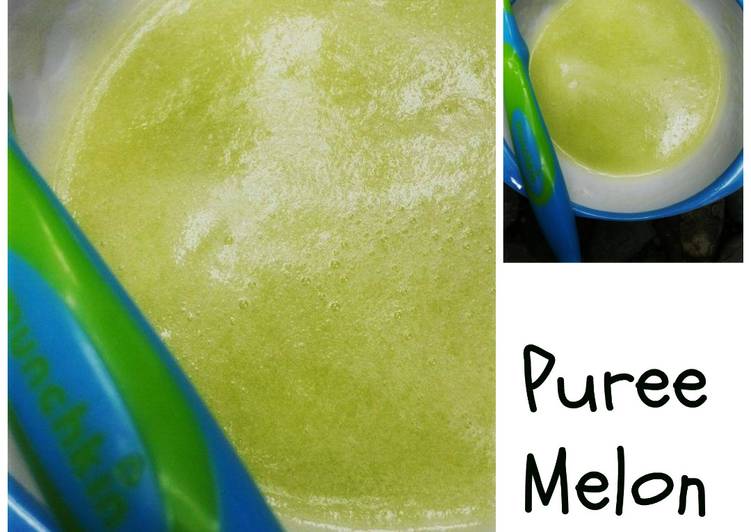 Resep Puree Melon Manis MPASI 6M+ Oleh Nurgantini Ganda