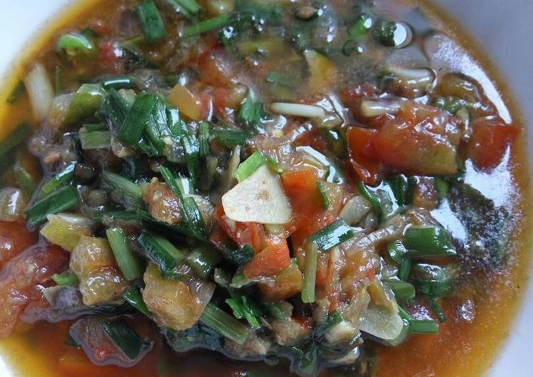 gambar untuk resep makanan Sambal daun bawang