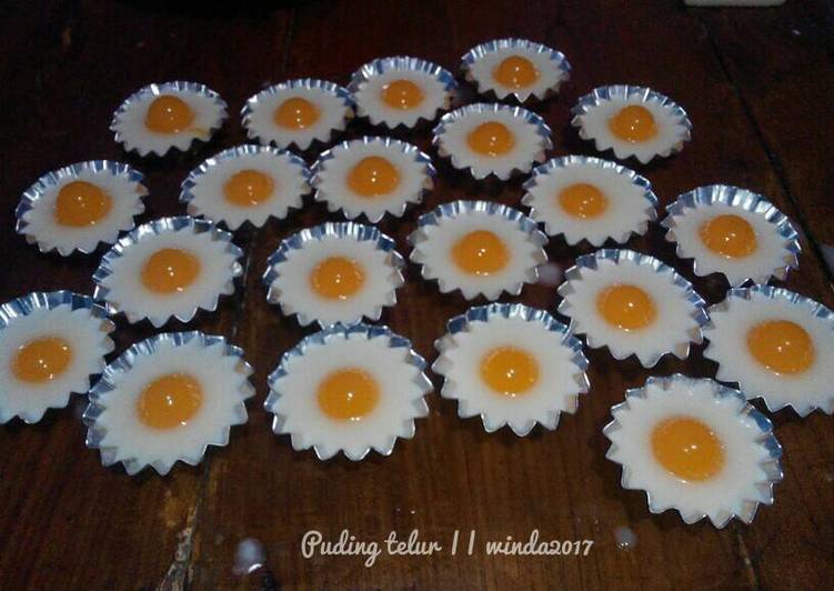 resep Puding Telur Ceplok ??