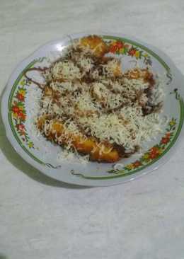 Pisang goreng crispy keju