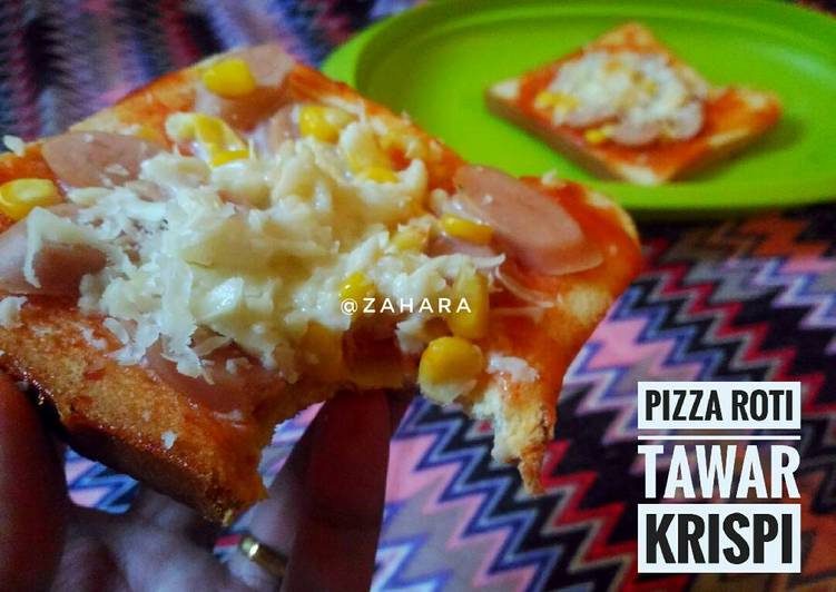 resep makanan Pizza Roti Tawar Krispi