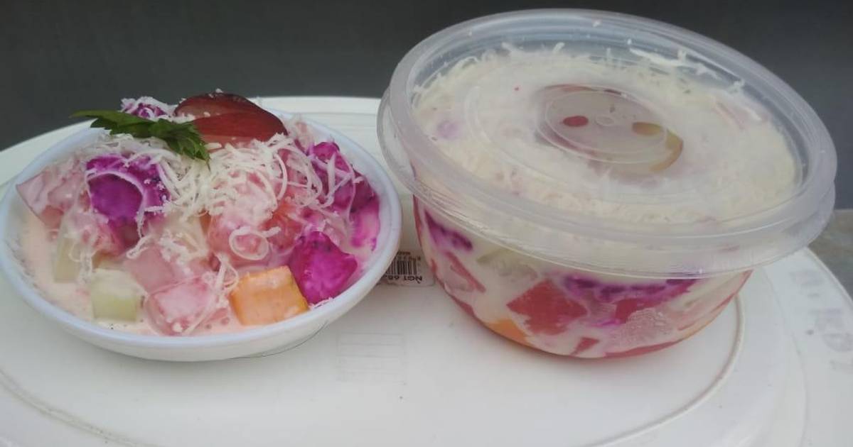 266 resep  salad  buah  yoghurt cimory  enak dan sederhana 