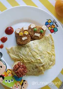 6. Omurice, sarapan anak praktis