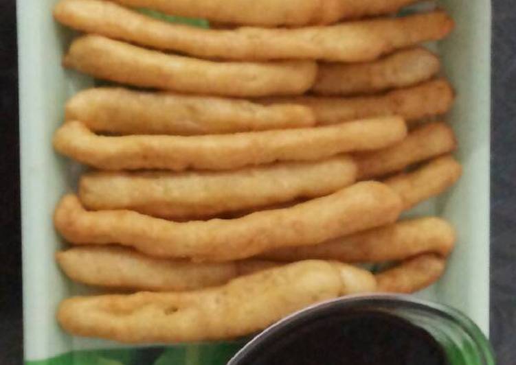 gambar untuk cara membuat Churros saus coklat