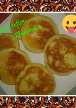 Roti teflon inti kelapa ekonomis