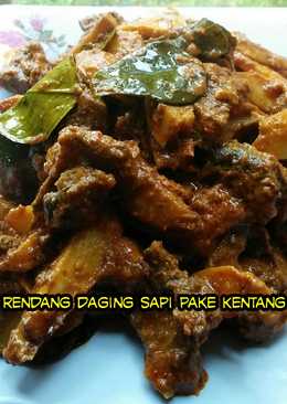 16# Rendang Daging Sederhana Tanpa Kelapa Goreng (Pake Kentang)