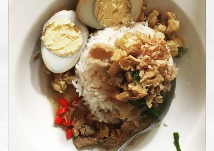 gambar untuk resep Nasi Bakmoy sederhana