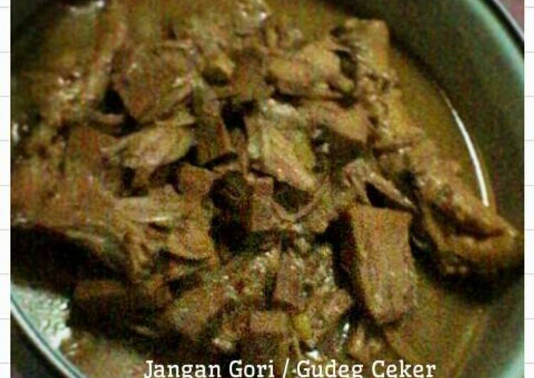 gambar untuk resep Jangan gori / gudeg ceker