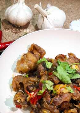 Kulit Ayam Cabe Garam