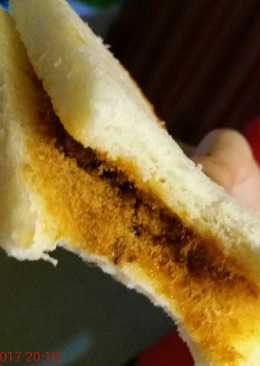 Roti Tawar Abon Sederhana