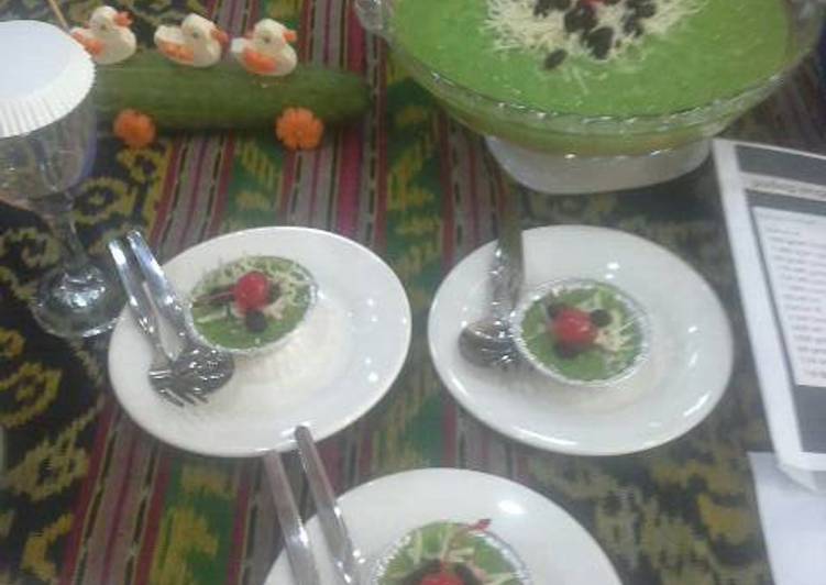 resep Puding singkong srikaya