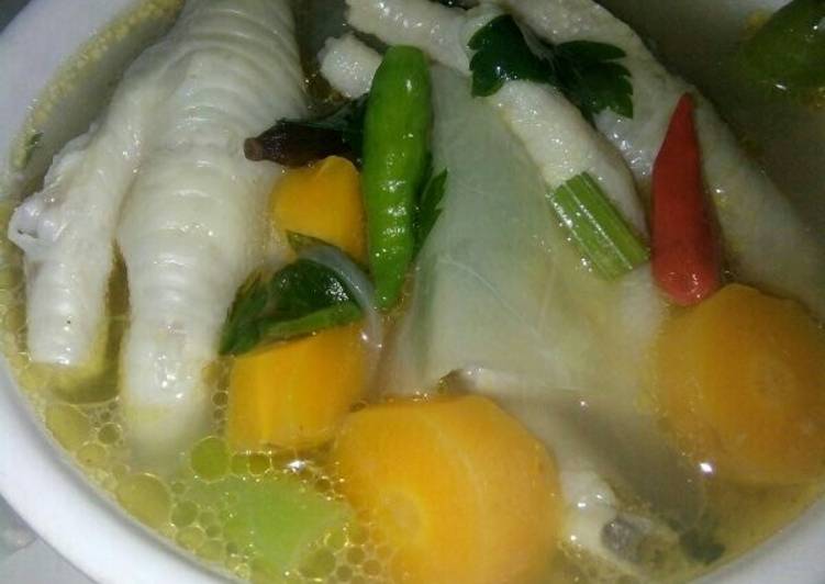 resep makanan Sop ceker