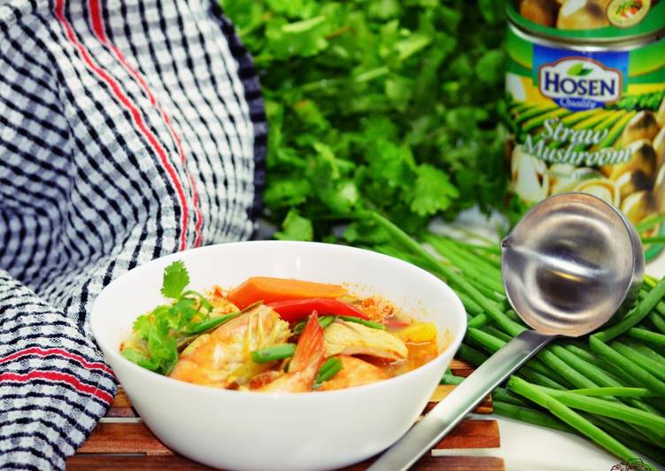 resep masakan Tom yam soup (Thailand)