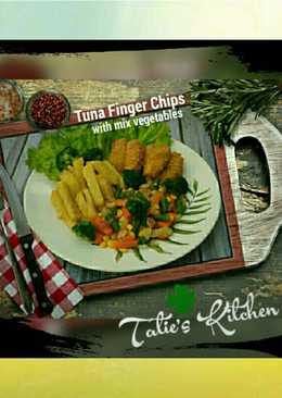 ðŸŸTuna Finger Chips ðŸ›With Mix VegetablesðŸŒ½ðŸ…ðŸŒ¿