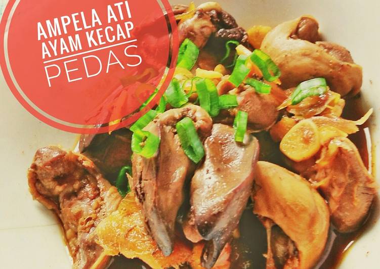 resep makanan Ampela Ati Ayam Kecap Pedas dengan Cabe Bubuk