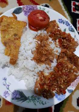 Nasi uduk rice cooker