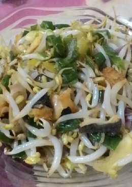 Cah taoge & jambal roti asin