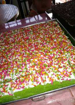 Brownies Pandan Ekonomis lembut harum