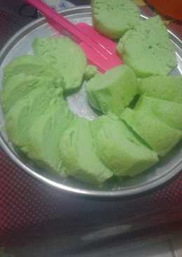 Bolu kukus pandan simple