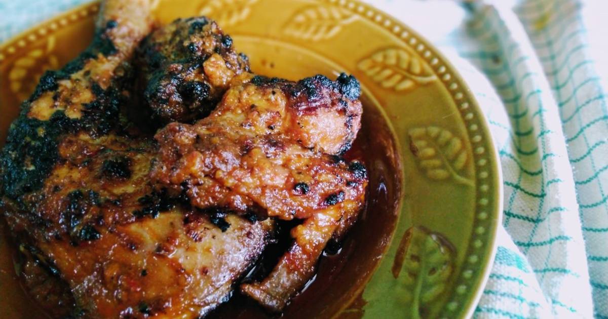 286 resep ayam bakar bumbu rujak enak dan sederhana Cookpad 