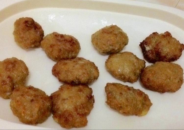 resep Nugget kilat (tanpa blender tanpa kukus)