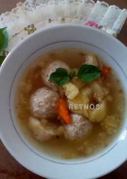 Bakso ayam kenyal(tanpa tepung) (DEBM)