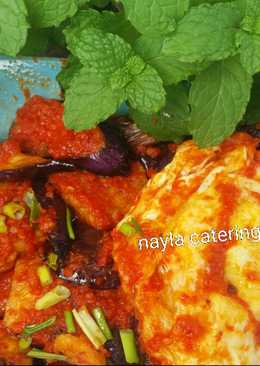 Terong mix tempe di cabein