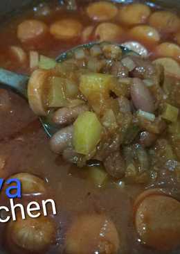 Sup kacang merah Portugis (Portuguese Red Bean Soup)