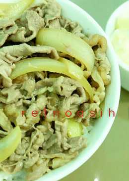 Beef Bowl Yoshinoya (6 bahan)