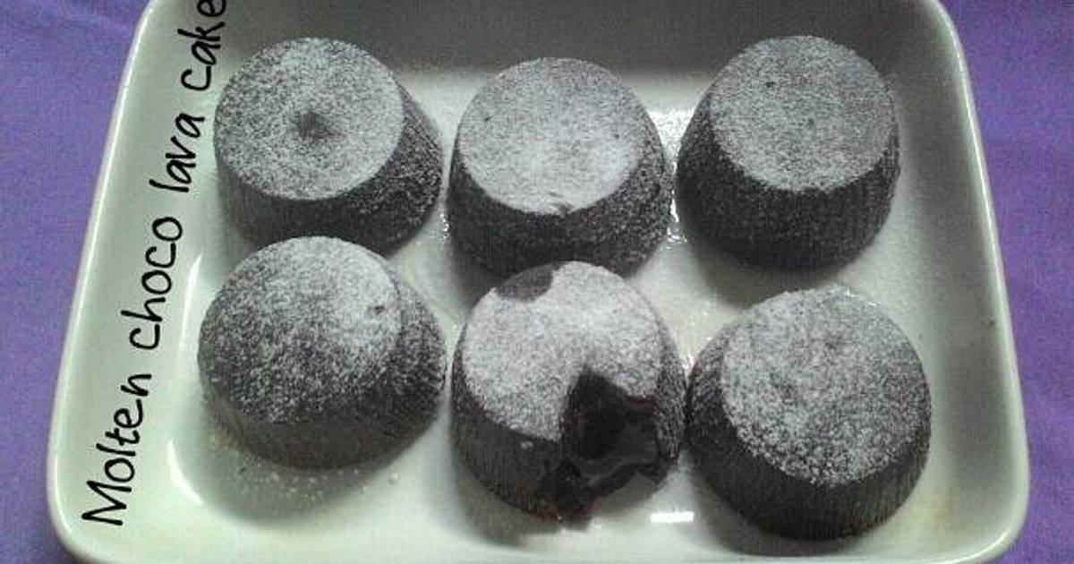 Resep Molten choco lava cake Resep Molten choco lava cake