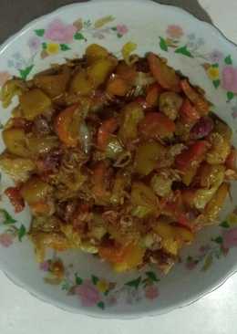 Cap cay goreng (bakso)