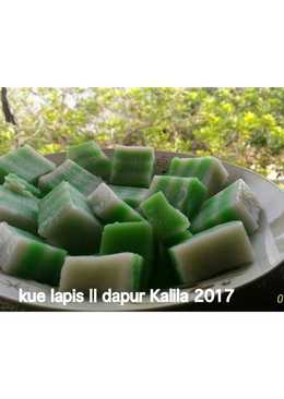 Kue lapis beras pandan