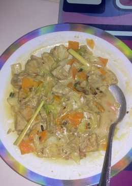 Sayur Tempe dengan kuah santan