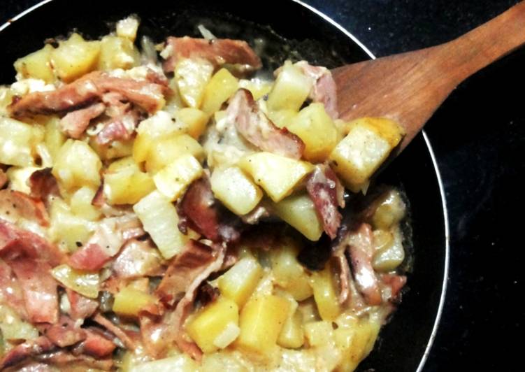 gambar untuk resep Smoked Texas Ham Potato au Gratin - no oven