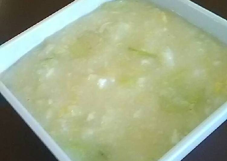 gambar untuk resep makanan Bubur tim sayuran mudah n praktis (balita)