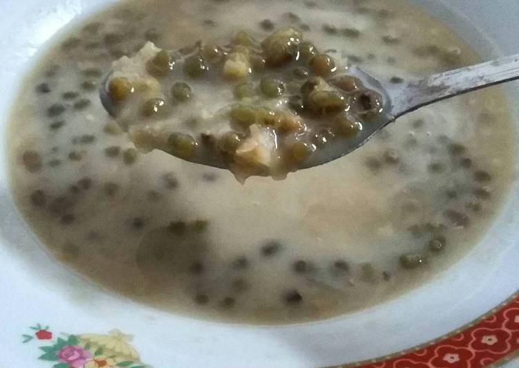 resep masakan Bubur susu kacang hijau papa muda