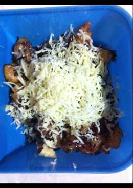 Pisang goreng coklat keju
