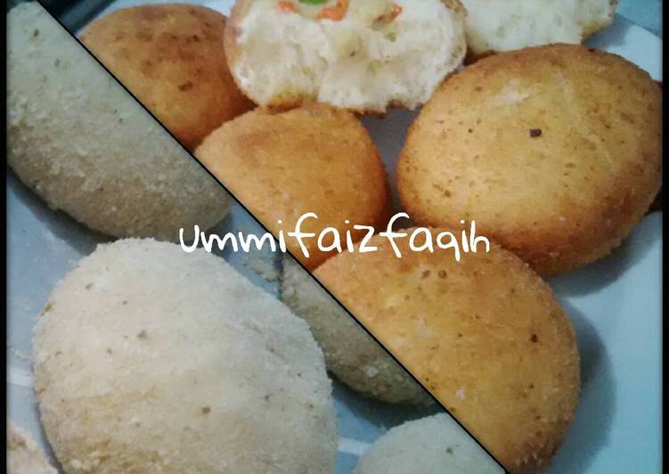 resep Roti Goreng Isi Ragout Ayam