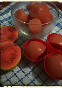 Puding Jambu Merah Jambu #bulanpedulikankerpayudara